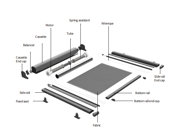 sr150 product exploded view